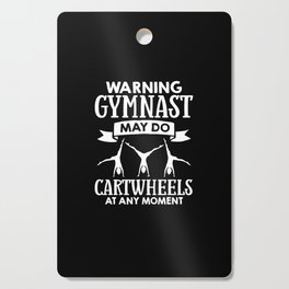 Cartwheel Gymnastic Cartwheeling Athletes Gymnast Cutting Board