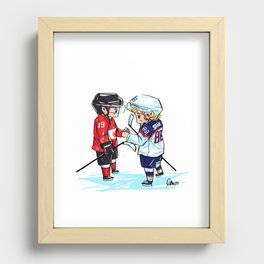 tiny olympics Recessed Framed Print