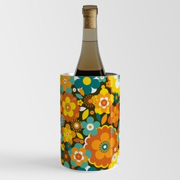 Groovy Florals – 70s Wine Chiller