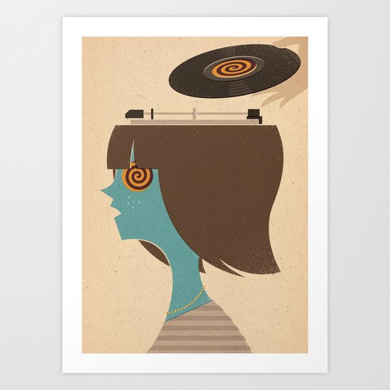 Mind Control Art Print