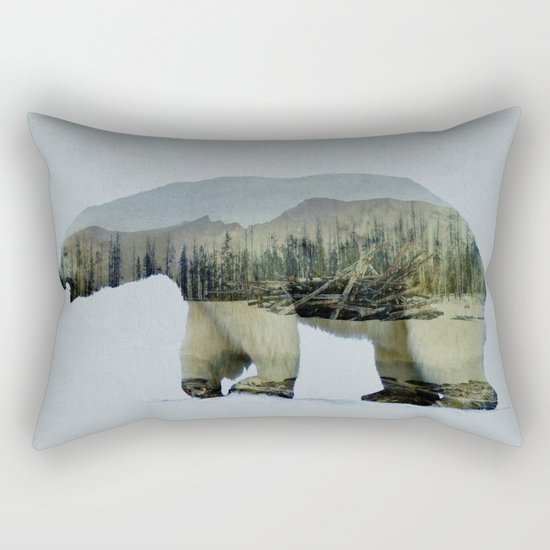 The Polar Bear Rectangular Pillow