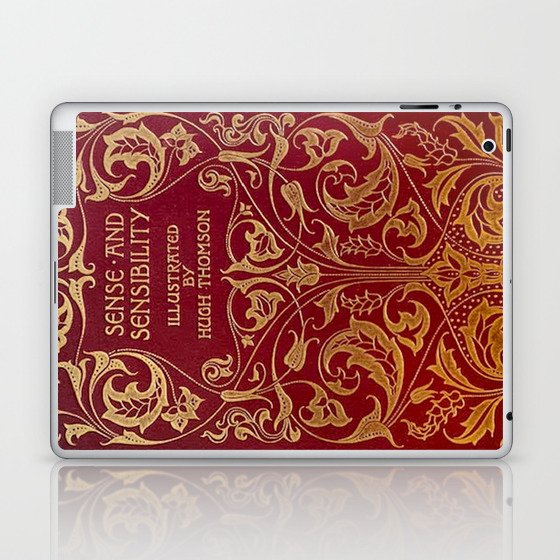 Sense and Sensibility by Jane Austen Vintage Book Cover First Edition Laptop & iPad Skin