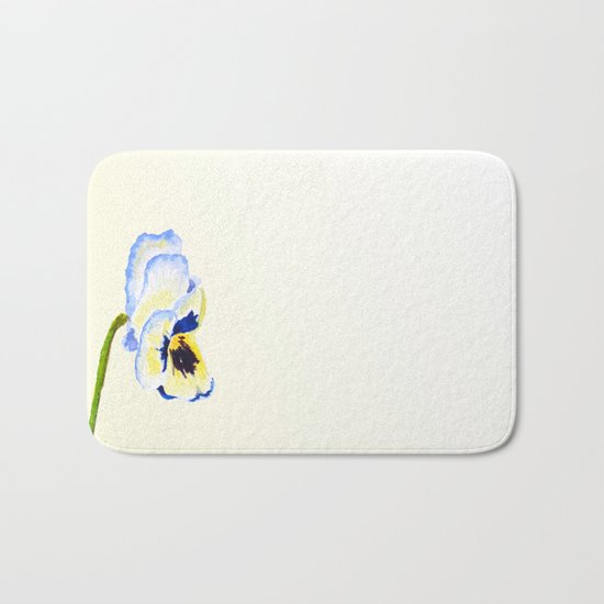 one pansy Bath Mat