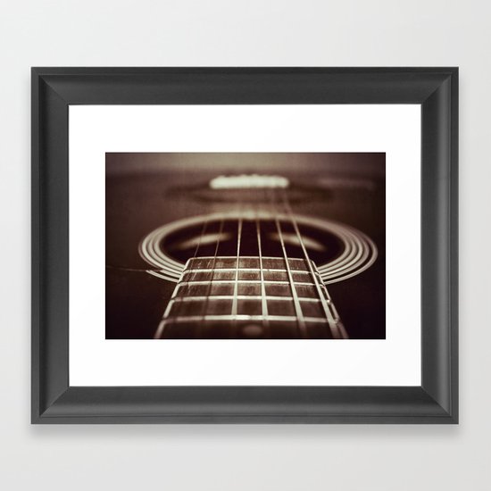 Strings Framed Art Print