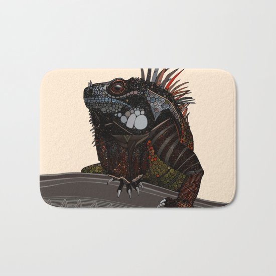 iguana ecru Bath Mat