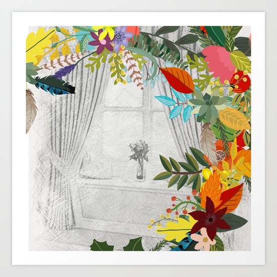 Flowers bouquet #14 Art Print