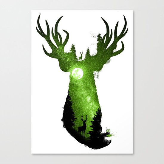 Deep in the Forest Canvas Print