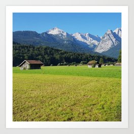 Bavaria Art Print | Holiday, Green, Majestic, Country, Europe, Color, Serence, Serenity, Photo, Vacation 