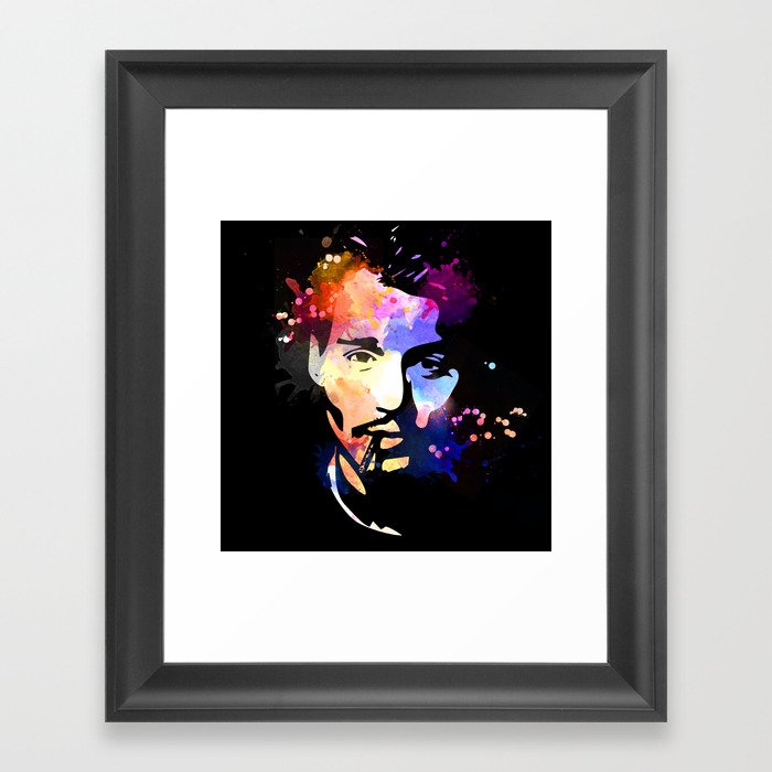 Johnny Depp Framed Art Print