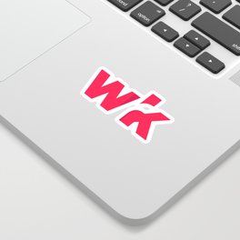 Wrk Full Colour Logo Sticker