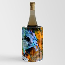 Colorful Southwest Layers of Decay Wine Chiller