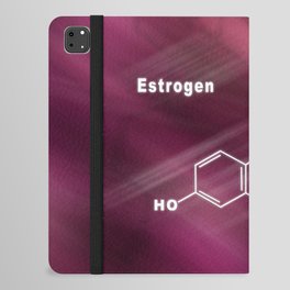 Estrogen Hormone Structural chemical formula iPad Folio Case