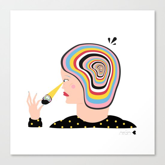 crystal Canvas Print
