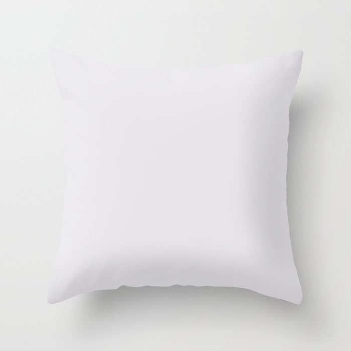 DREAMY CLOUD pale pastel solid color Throw Pillow