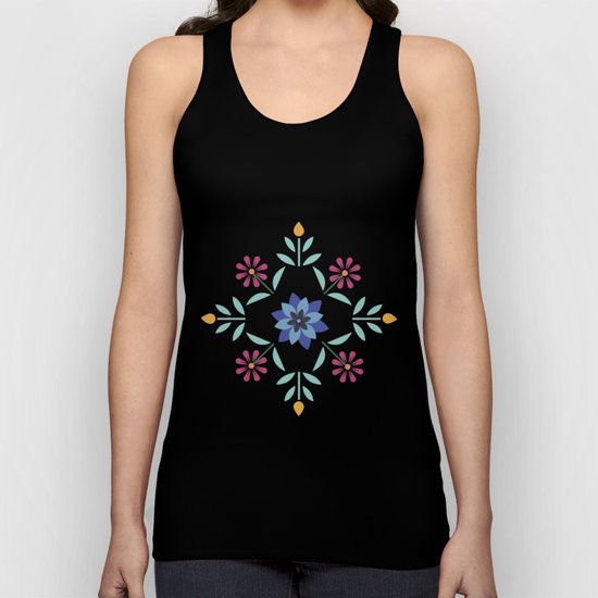 Floral Pattern #3 Unisex Tank Top