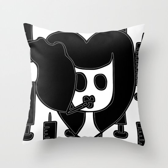 Pulp Fiction Throw Pillow
