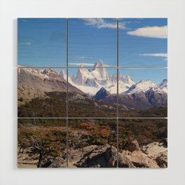 Argentina Photography - Beautiful Scenic Point In The Argentine Mountains Wood Wall Art