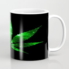 Weed : High Times green Galaxy Coffee Mug