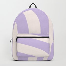 Retro Light Purple Liquid Lines  Backpack