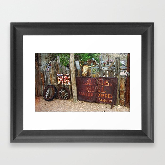 Route 66 Artifacts 2007 Framed Art Print