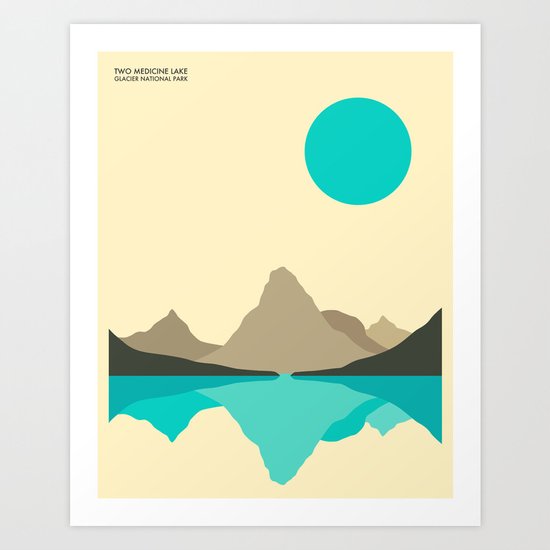 GLACIER NATIONAL PARK Art Print