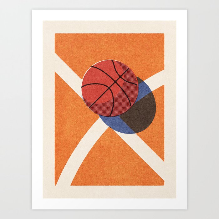 BALLS / Basketball - indoor II Art Print