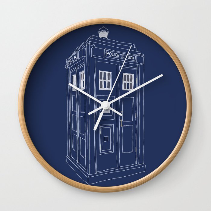 Doctor Who Tardis Wall Clock