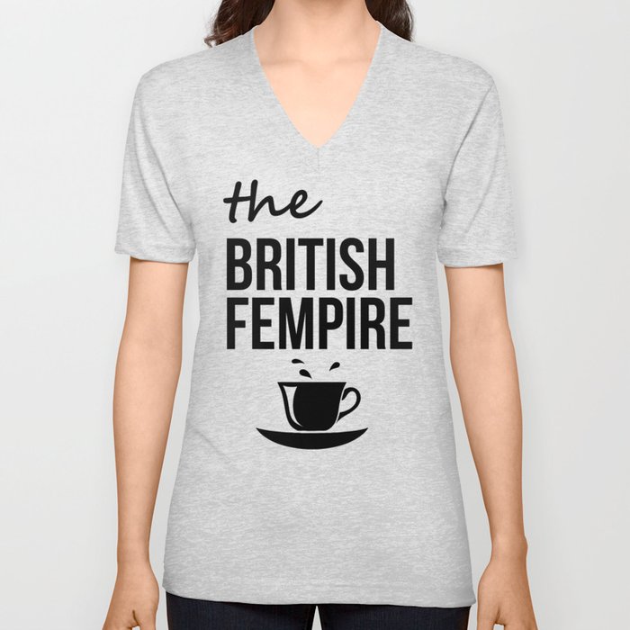 The British Fempire V Neck T Shirt