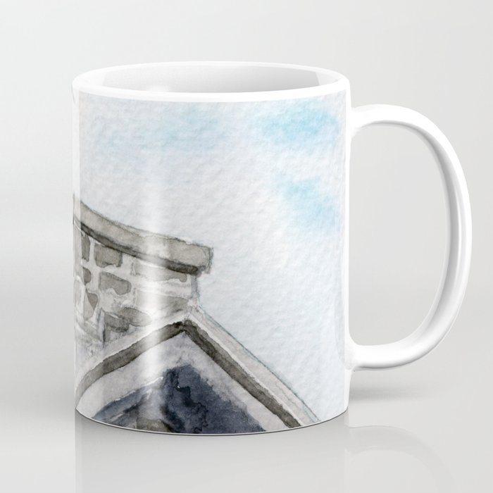 Heron on Watson's Mill Coffee Mug