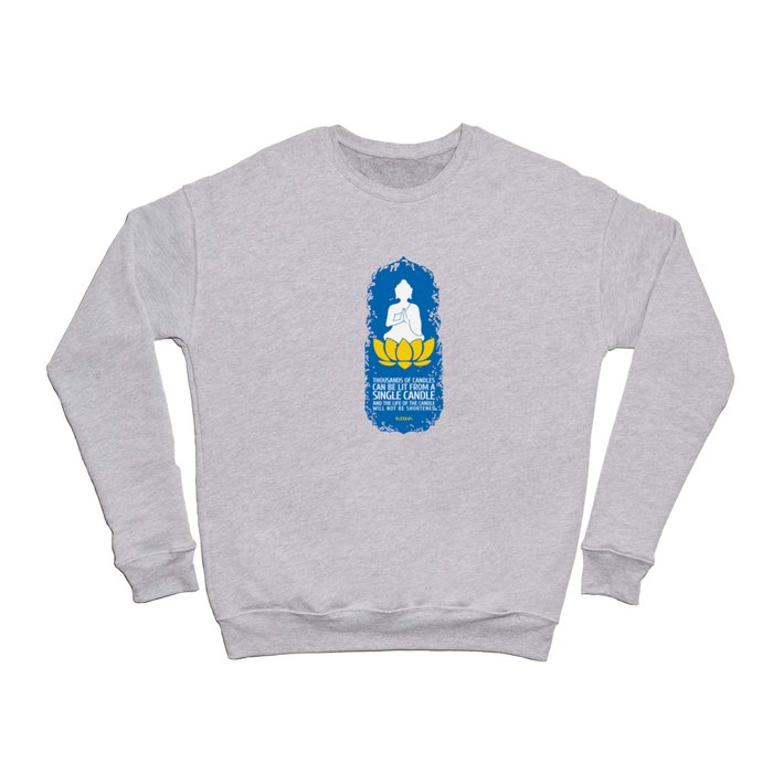 Lotus Buddha Crewneck Sweatshirt