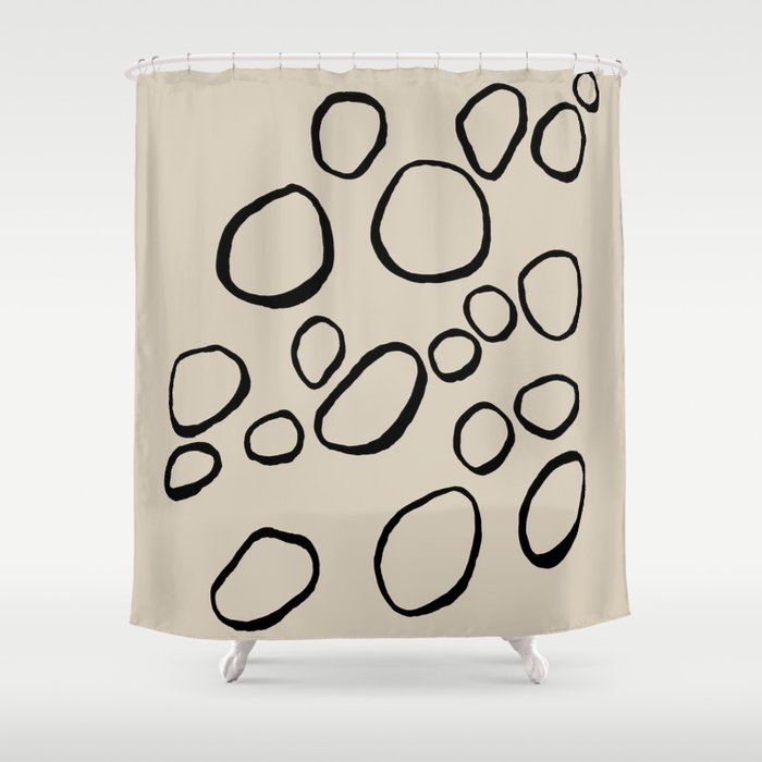 Daisy Circles Shower Curtain