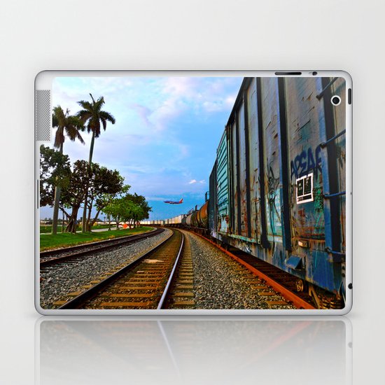 Planes, Trains, but no Automoblies Laptop & iPad Skin
