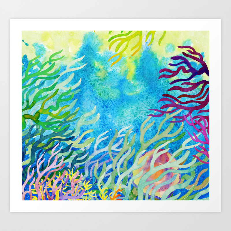 Underwater seaweed Art Print by lifeandstyle | Society6