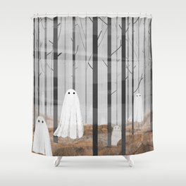 The Woods are full of Ghosts Shower Curtain