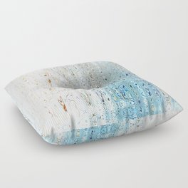 Light Ice Abstract Floor Pillow