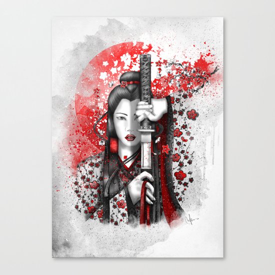 Katsumi - victorious beauty Canvas Print