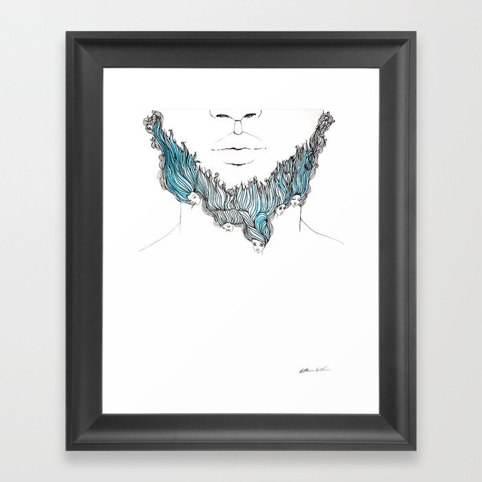 Bluebeard Framed Art Print