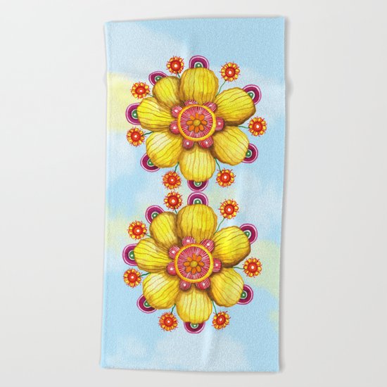 Happy Beach Towel