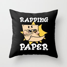 Music Rapping Musician Rapper Paper Songs Throw Pillow | Music, Musical, Paper, Composer, Instrument, Writing, Composing, Songwriting, Mic, Graphicdesign 