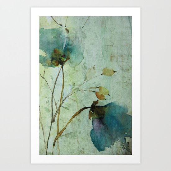heavenly blue Art Print
