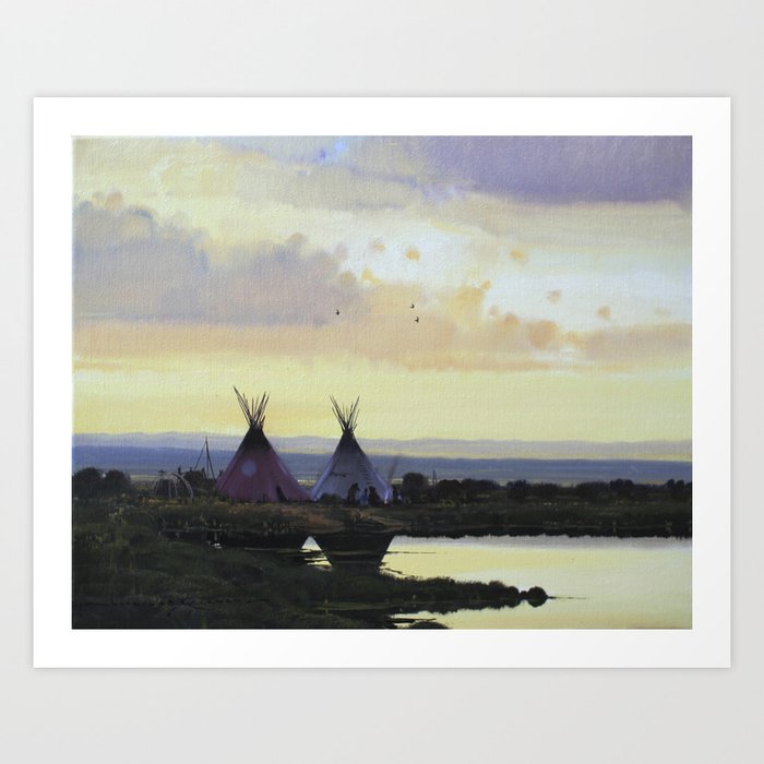 The Salt River Art Print