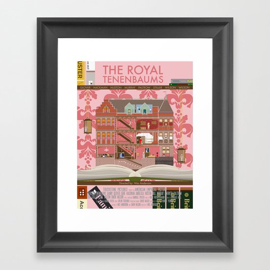 The Royal Tenenbaums Framed Art Print