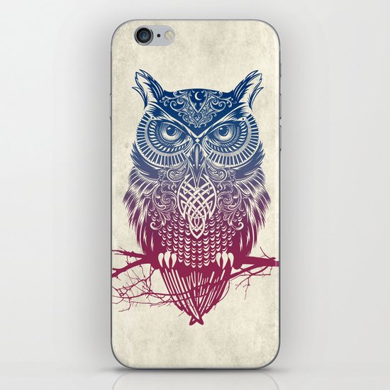Evening Warrior Owl iPhone & iPod Skin