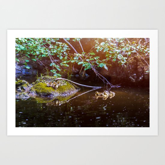 Baby talk Art Print