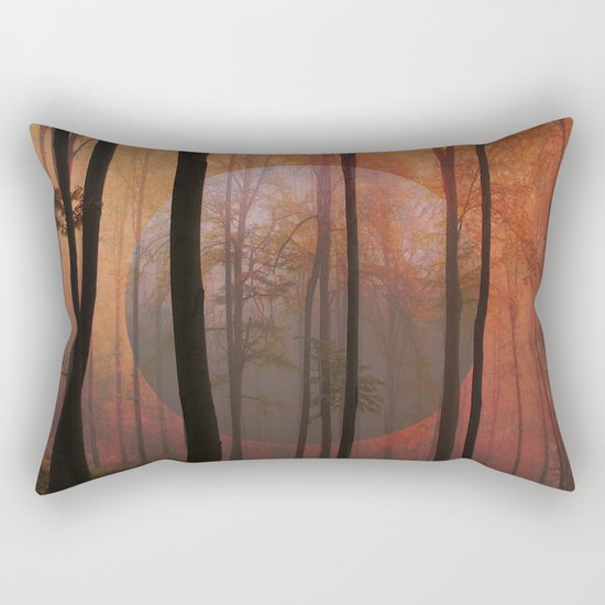 Not From Here, Surreal Forest Rectangular Pillow