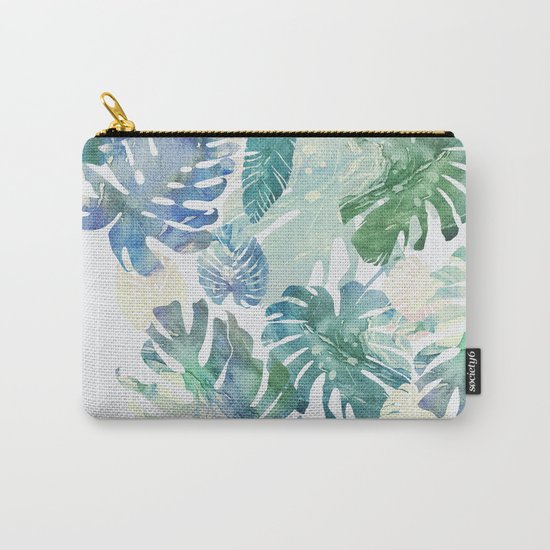 tropical cold leaves Carry-All Pouch