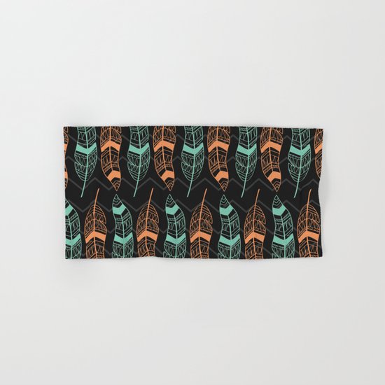 Feather in lines Hand & Bath Towel