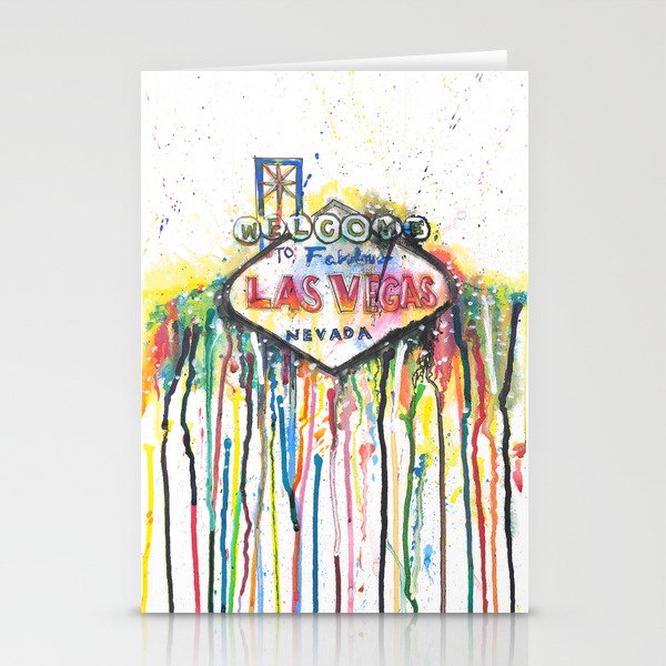 Las Vegas Neon Jungle Stationery Cards