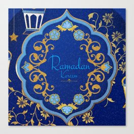 Greetings Ramadan Kareem Canvas Print