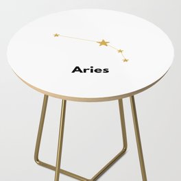 Aries, Aries Zodiac Side Table